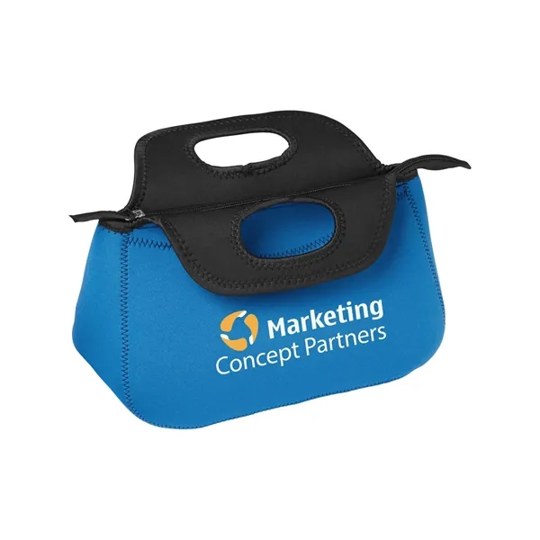 Neoprene lunch pouch with padded zipper closure and wide comfort handles.... from ASI 79530 Prime Line