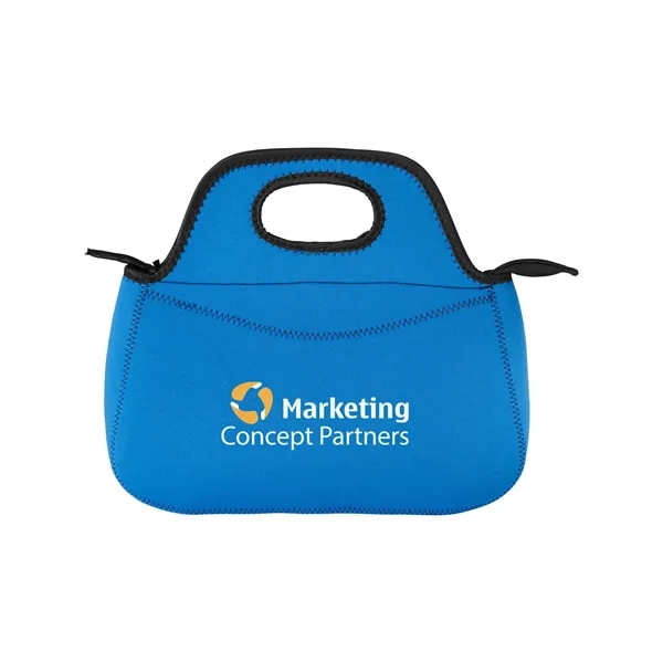 Neoprene lunch pouch with padded zipper closure and wide comfort handles.... from ASI 79530 Prime Line