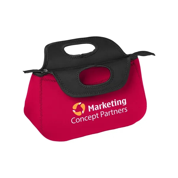Neoprene lunch pouch with padded zipper closure and wide comfort handles.... from ASI 79530 Prime Line