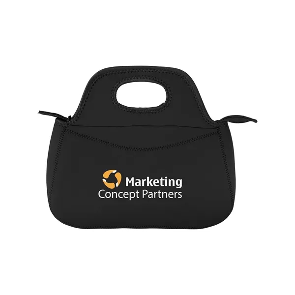 Neoprene lunch pouch with padded zipper closure and wide comfort handles.... from ASI 79530 Prime Line