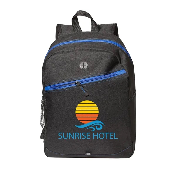 Laptop backpack that measures 5.5" x 11" x 16" and is... from ASI 79530 Prime Line