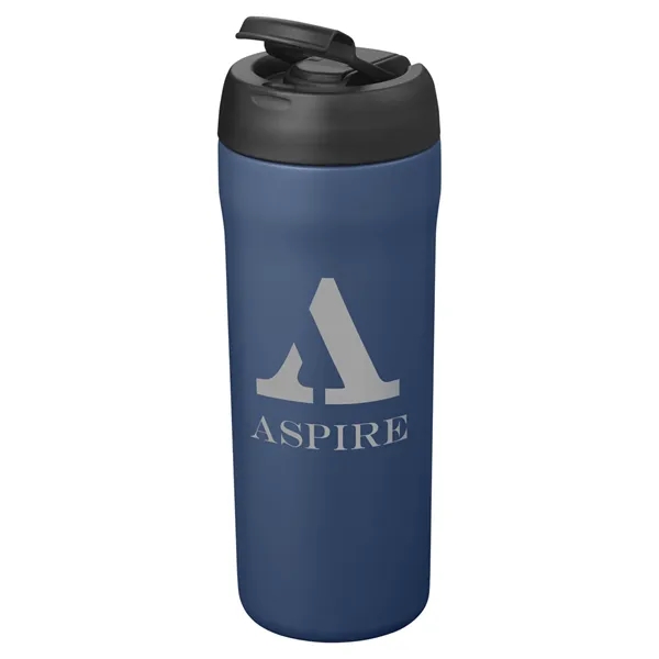 24-ounce bottle with double-wall insulation, flip-lid and straw.... from ASI 79530 Prime Line