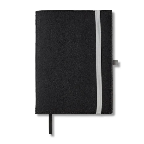 Refillable journal with 80 sheets of wide-ruled paper, silk ribbon bookmark,... from ASI 79530 Prime Line
