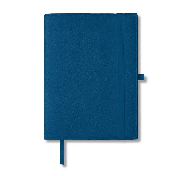 Refillable journal with 80 sheets of wide-ruled paper, silk ribbon bookmark,... from ASI 79530 Prime Line