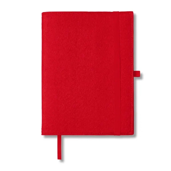 Refillable journal with 80 sheets of wide-ruled paper, silk ribbon bookmark,... from ASI 79530 Prime Line