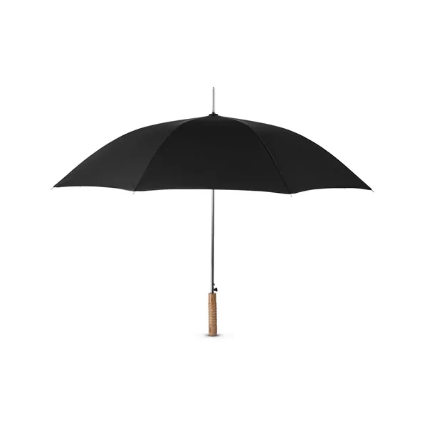 Stick umbrella with a 210T pongee canopy, steel shaft, ribs, wood... from ASI 79530 Prime Line