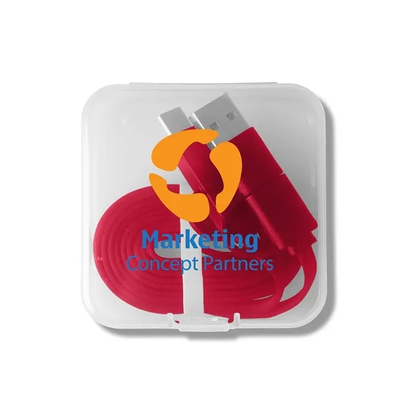 Multi-charging cable with a storage case, 2 input cables, and 3... from ASI 79530 Prime Line