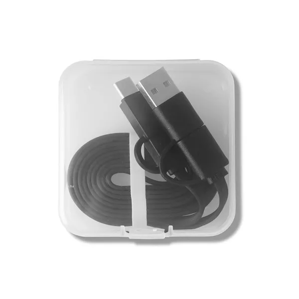 Multi-charging cable with a storage case, 2 input cables, and 3... from ASI 79530 Prime Line