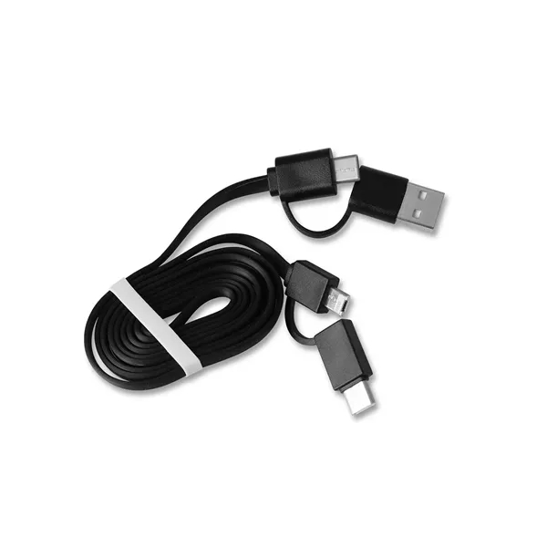 Multi-charging cable with a storage case, 2 input cables, and 3... from ASI 79530 Prime Line