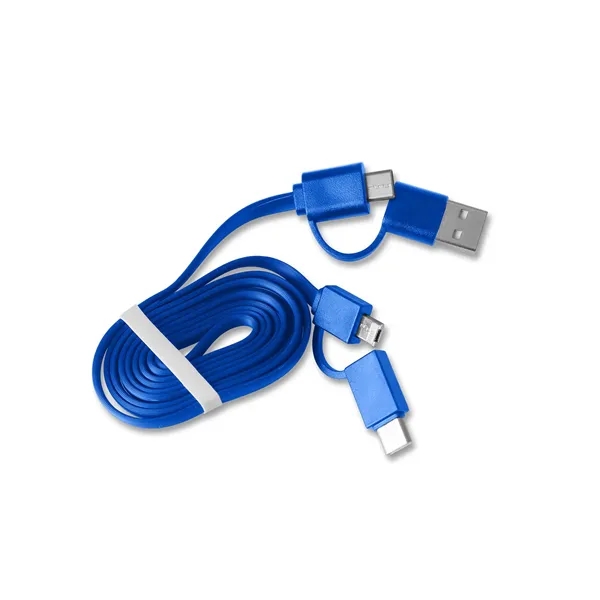 Multi-charging cable with a storage case, 2 input cables, and 3... from ASI 79530 Prime Line