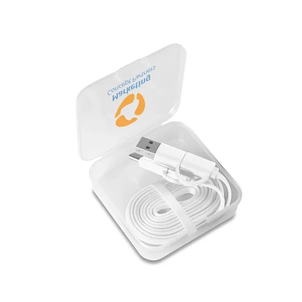 Multi-charging cable with a storage case, 2 input cables, and 3... from ASI 79530 Prime Line