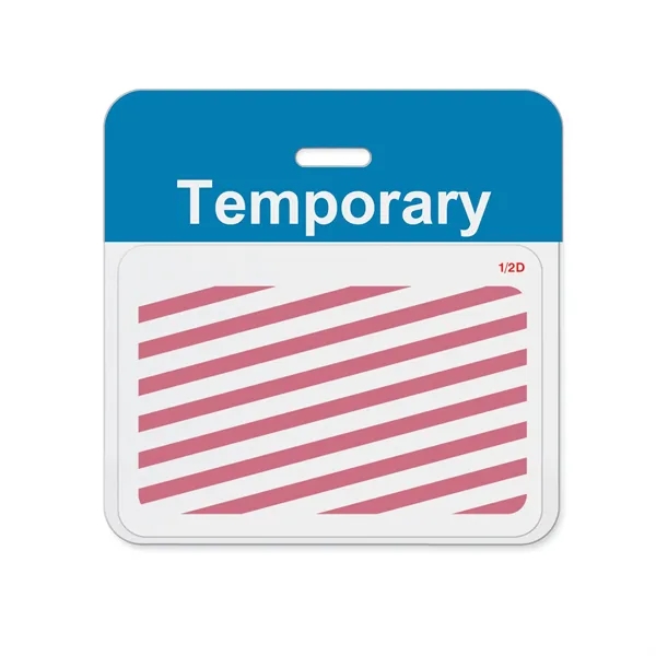 TEMPbadge 2-part expiring badges let you know when a visitor's time... from ASI 79898 Promovision / PROMOVISION
