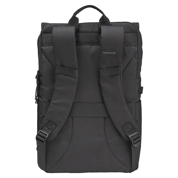 10.63" x 16.93" x 6.10" backpack with a flexible rolltop, zippered... from ASI 79530 Prime Line