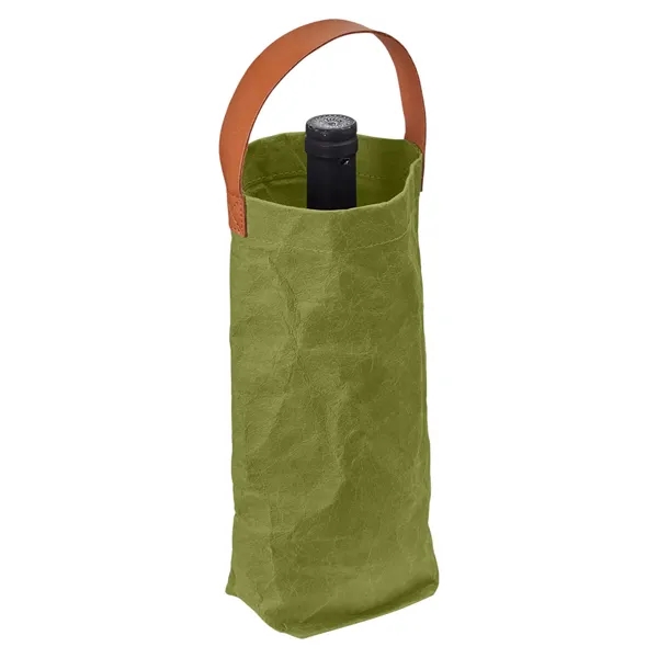 Home & Table Washed Paper Wine Tote... from ASI 79530 Prime Line