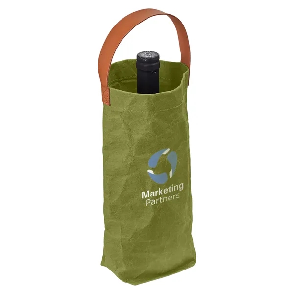 Home & Table Washed Paper Wine Tote... from ASI 79530 Prime Line