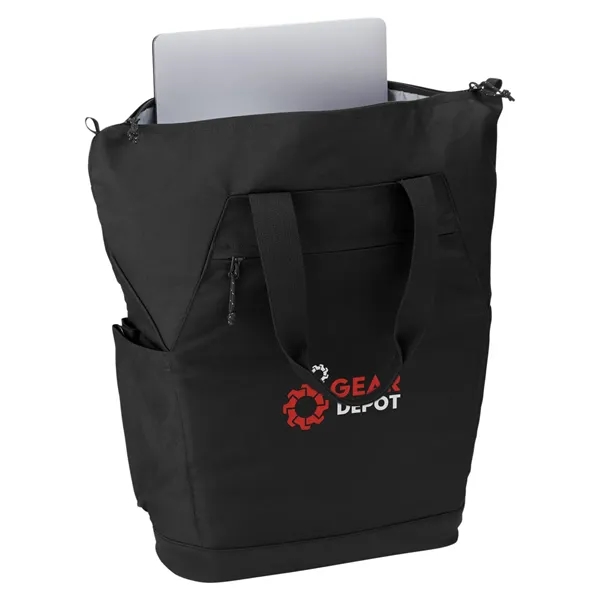 Backpack tote made from 900D recycled polyester.... from ASI 79530 Prime Line