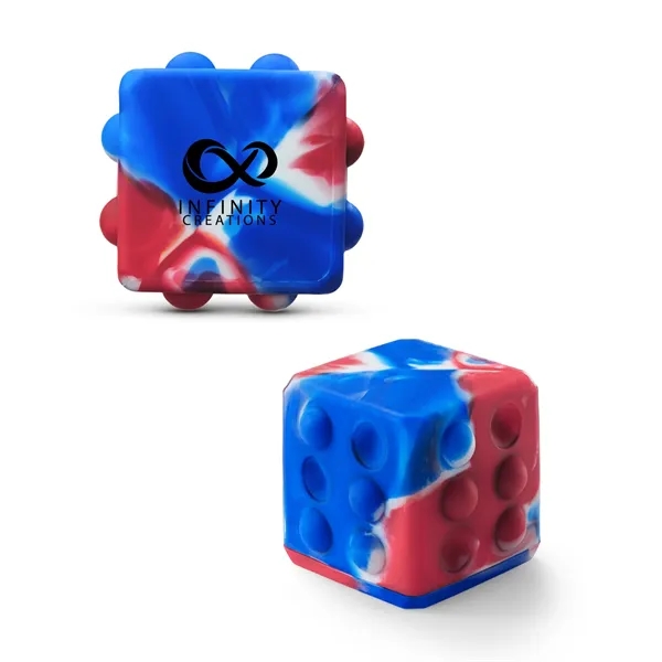 Push Pop Bubble Cube Fidget Sensory Toy... from ASI 79530 Prime Line