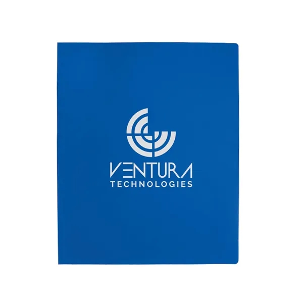 0.3 mm polypropylene folder with 2 pockets and two small clear... from ASI 79530 Prime Line