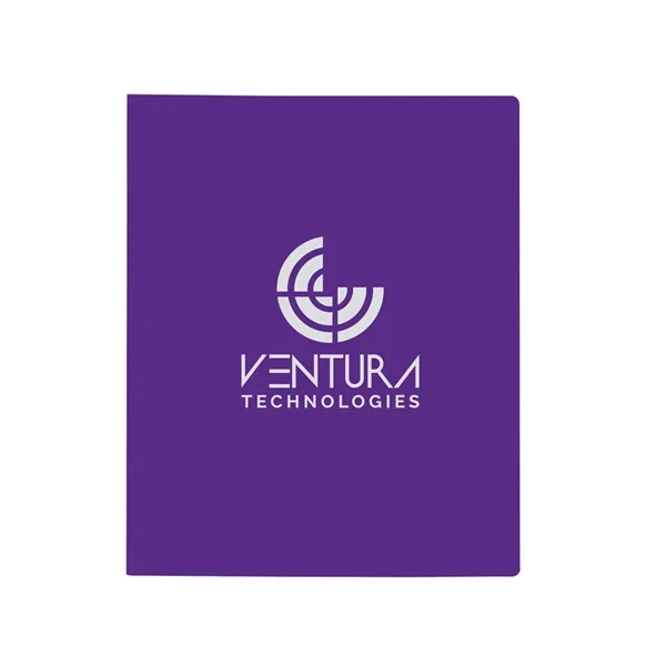 0.3 mm polypropylene folder with 2 pockets and two small clear... from ASI 79530 Prime Line