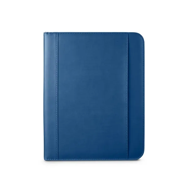 Elegant full zip hard cover Padfolio with cover made of soft... from ASI 79530 Prime Line