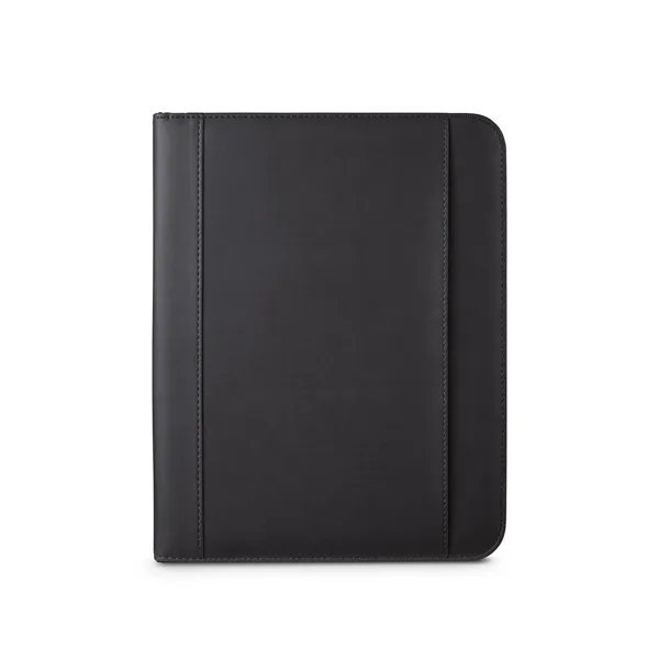 Elegant full zip hard cover Padfolio with cover made of soft... from ASI 79530 Prime Line