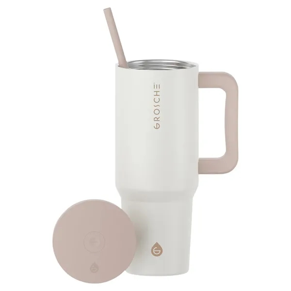 Grosche Aspen 40oz Insulated Straw Tumbler With Handle... from ASI 79530 Prime Line