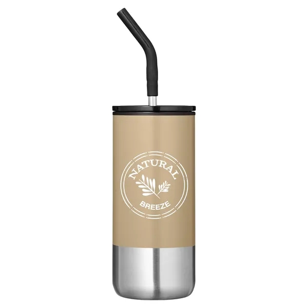 Summit 16oz Insulated Tumbler With Straw... from ASI 79530 Prime Line