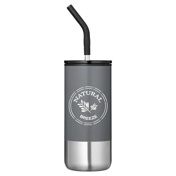 Summit 16oz Insulated Tumbler With Straw... from ASI 79530 Prime Line