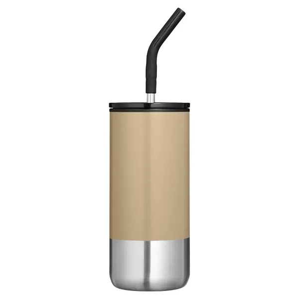 Summit 16oz Insulated Tumbler With Straw... from ASI 79530 Prime Line