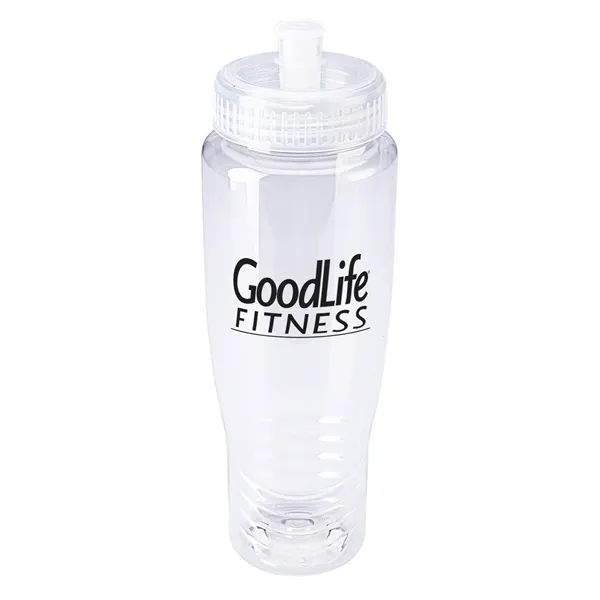28 oz. reusable, recycled plastic sports bottle with leak-resistant, screw-top with... from ASI 79530 Prime Line