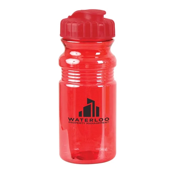 20 oz. translucent sports bottle with leak-resistant, screw-top cap, wide-mouth design... from ASI 79530 Prime Line