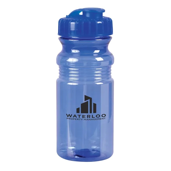 20 oz. translucent sports bottle with leak-resistant, screw-top cap, wide-mouth design... from ASI 79530 Prime Line
