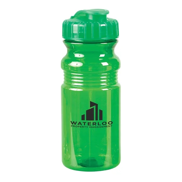 20 oz. translucent sports bottle with leak-resistant, screw-top cap, wide-mouth design... from ASI 79530 Prime Line