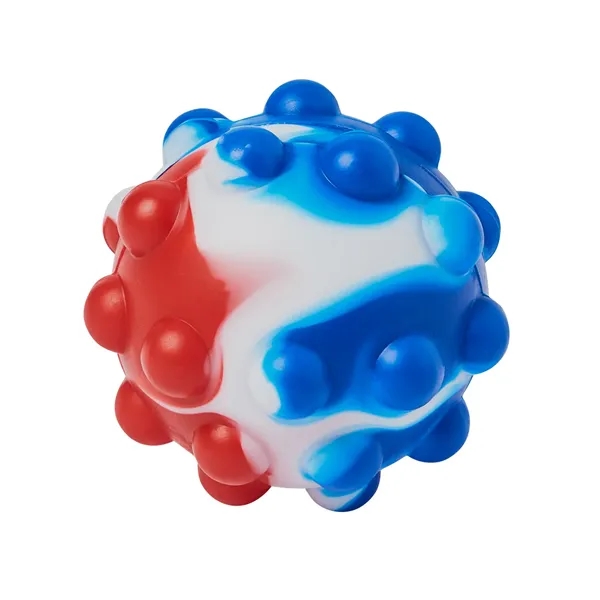 Tie dye push pop ball made of silicone.... from ASI 79530 Prime Line