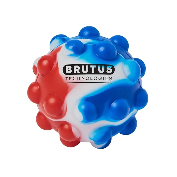 Tie dye push pop ball made of silicone.... from ASI 79530 Prime Line