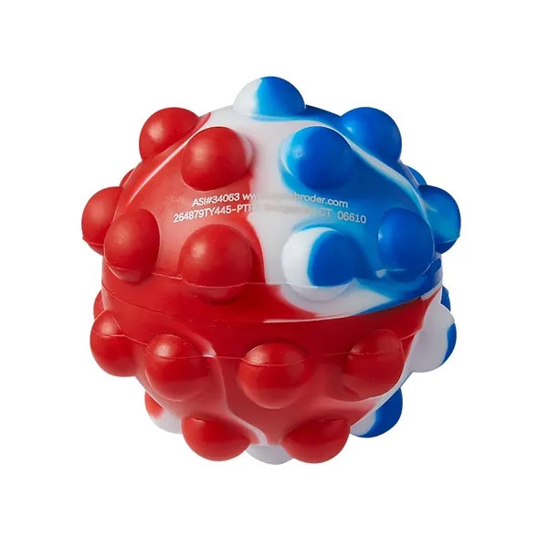 Tie dye push pop ball made of silicone.... from ASI 79530 Prime Line