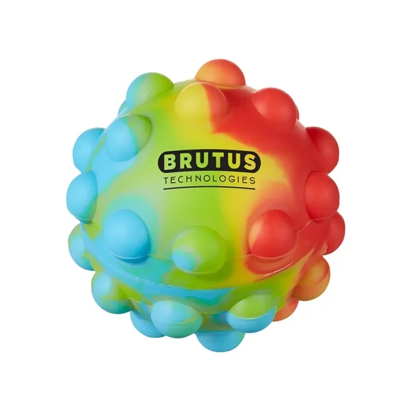 Tie dye push pop ball made of silicone.... from ASI 79530 Prime Line