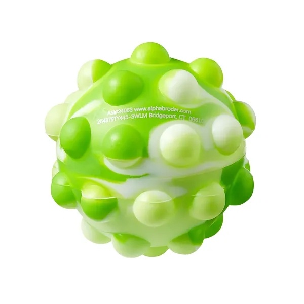 Tie dye push pop ball made of silicone.... from ASI 79530 Prime Line