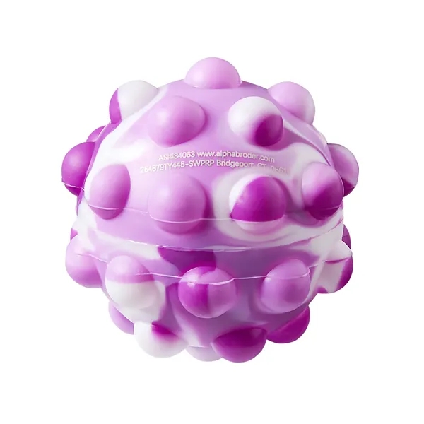 Tie dye push pop ball made of silicone.... from ASI 79530 Prime Line