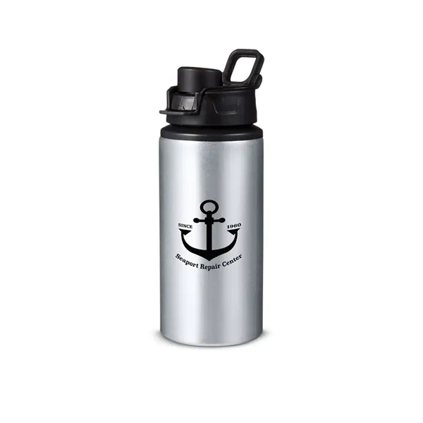 7.87" x 2.75" aluminum single-wall insulated 16.9 ounce water bottle with... from ASI 79530 Prime Line