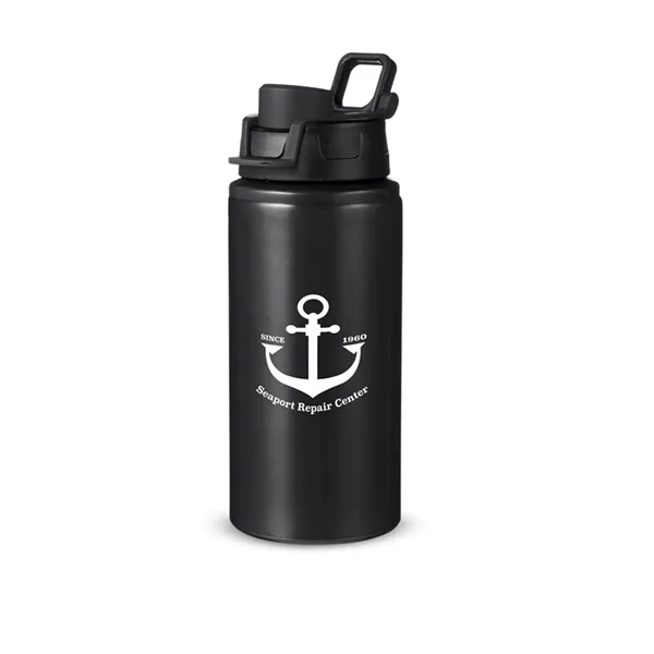 7.87" x 2.75" aluminum single-wall insulated 16.9 ounce water bottle with... from ASI 79530 Prime Line
