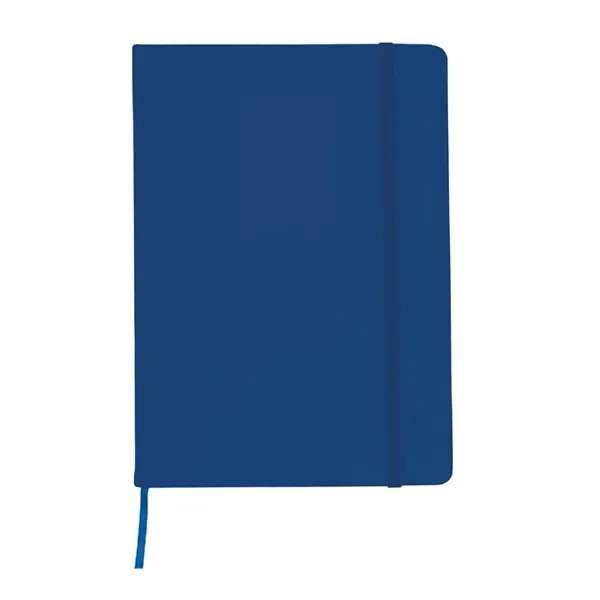 5" x 7" hardbound journal with soft-touch PVC cover, elastic band... from ASI 79530 Prime Line