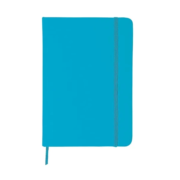 5" x 7" hardbound journal with soft-touch PVC cover, elastic band... from ASI 79530 Prime Line