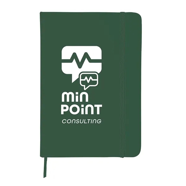 5" x 7" hardbound journal with soft-touch PVC cover, elastic band... from ASI 79530 Prime Line