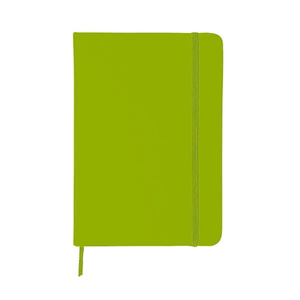 5" x 7" hardbound journal with soft-touch PVC cover, elastic band... from ASI 79530 Prime Line
