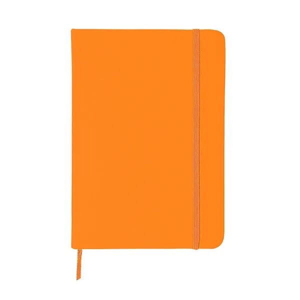 5" x 7" hardbound journal with soft-touch PVC cover, elastic band... from ASI 79530 Prime Line