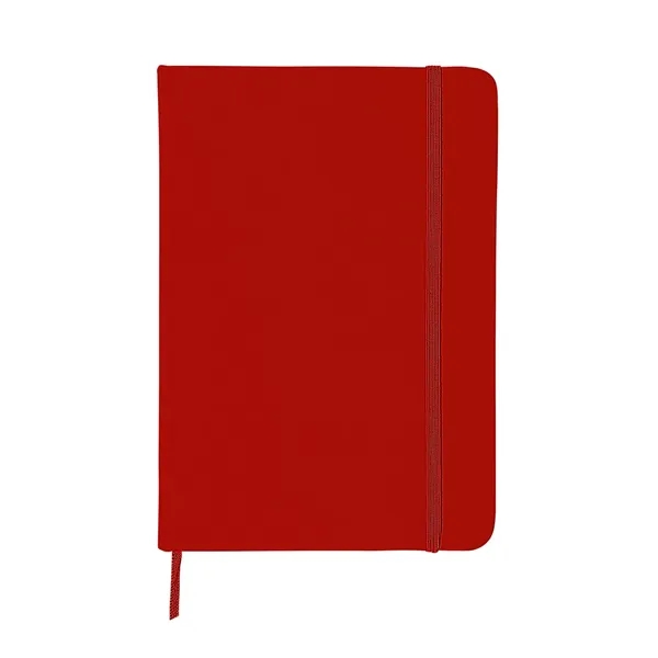 5" x 7" hardbound journal with soft-touch PVC cover, elastic band... from ASI 79530 Prime Line