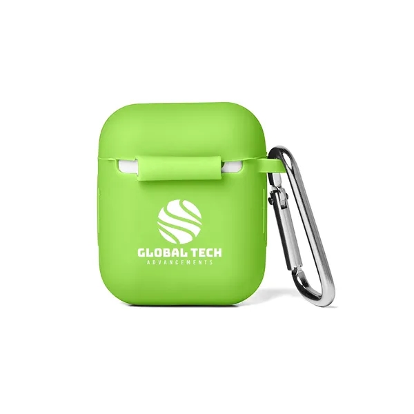 1.88" x 2.16" x .86" silicone snap-tight earbud case with aluminum... from ASI 79530 Prime Line