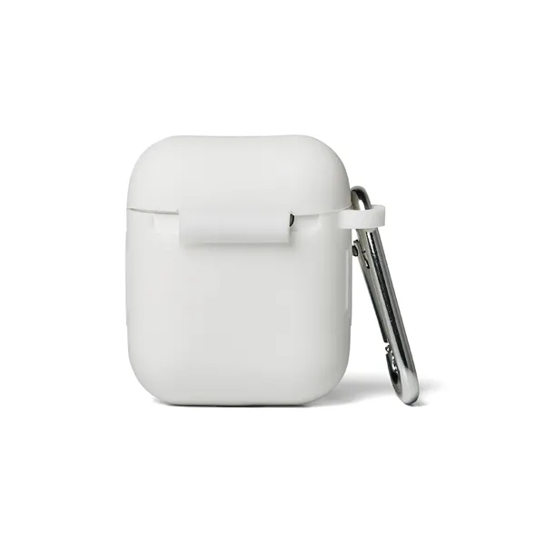 1.88" x 2.16" x .86" silicone snap-tight earbud case with aluminum... from ASI 79530 Prime Line