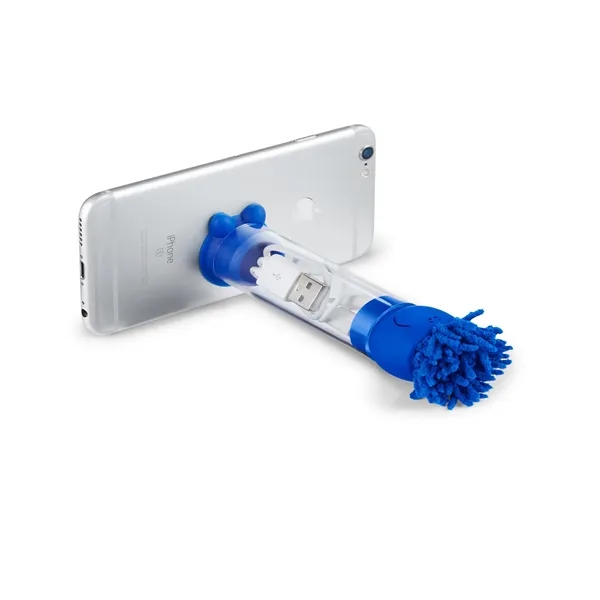 5.5" x 1.5" MopToppers® AS plastic, silicone and microfiber charging cable... from ASI 79530 Prime Line